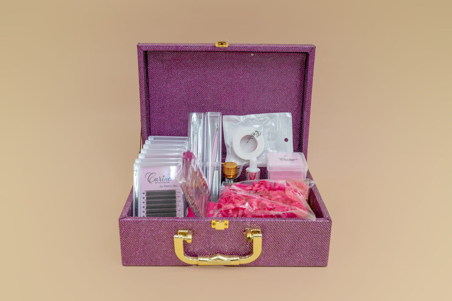PROFESSIONAL USE EYELASH EXTENSION STARTER FULL KIT WITH LUXURY BOX FREE
