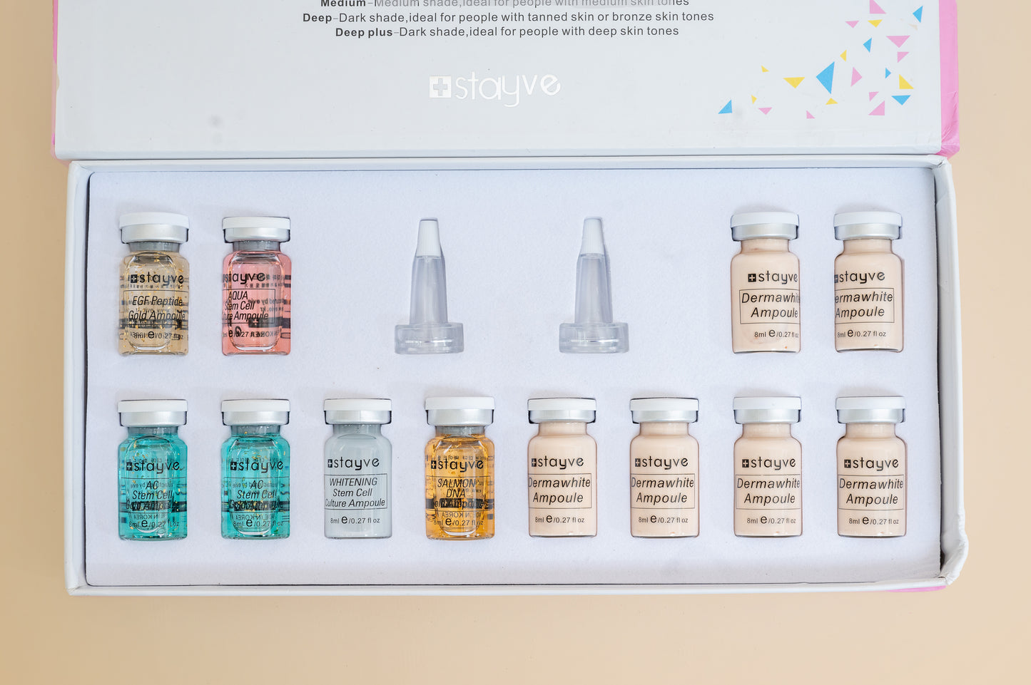 Bb glow mix set Booster kit & BB glow ampoule no 1 Light