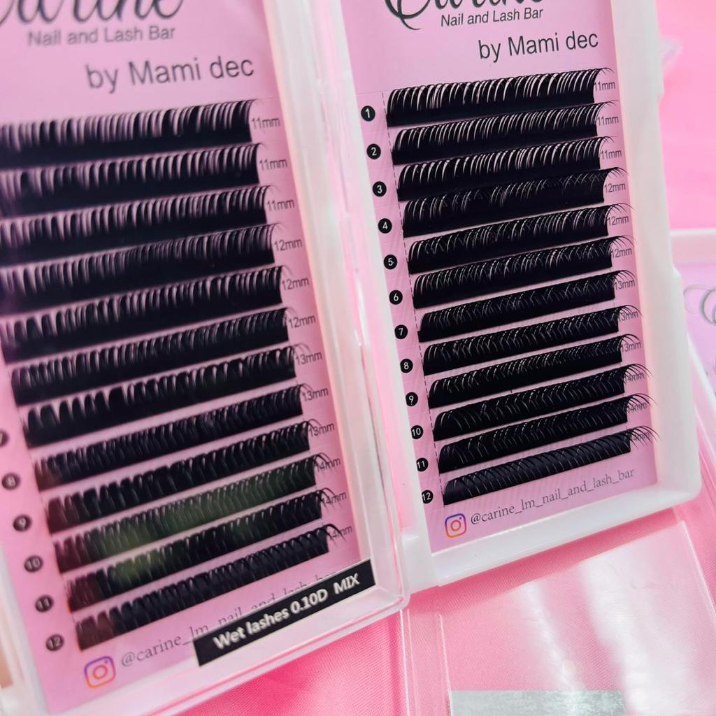 Wet lash 11-14 mix D curl
